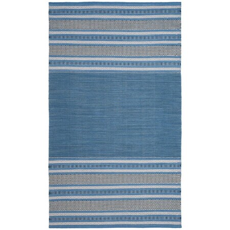 Safavieh 4 x 6 ft. Montauk Hand Loomed Rectangle Area Rug Blue & Grey MTK214A-4